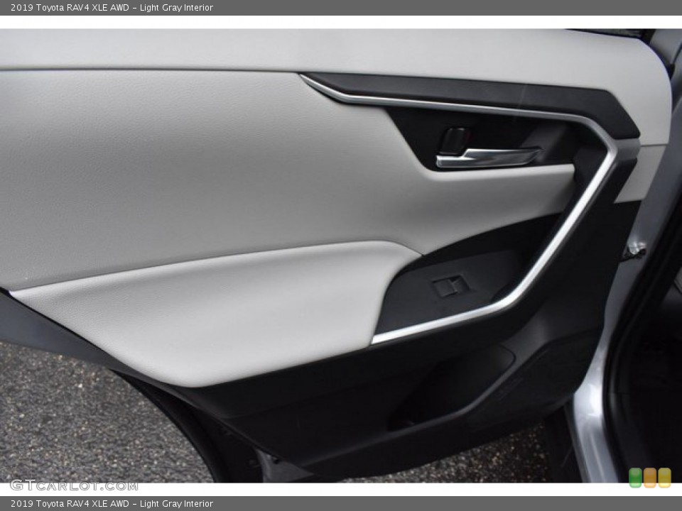 Light Gray Interior Door Panel for the 2019 Toyota RAV4 XLE AWD #131551804