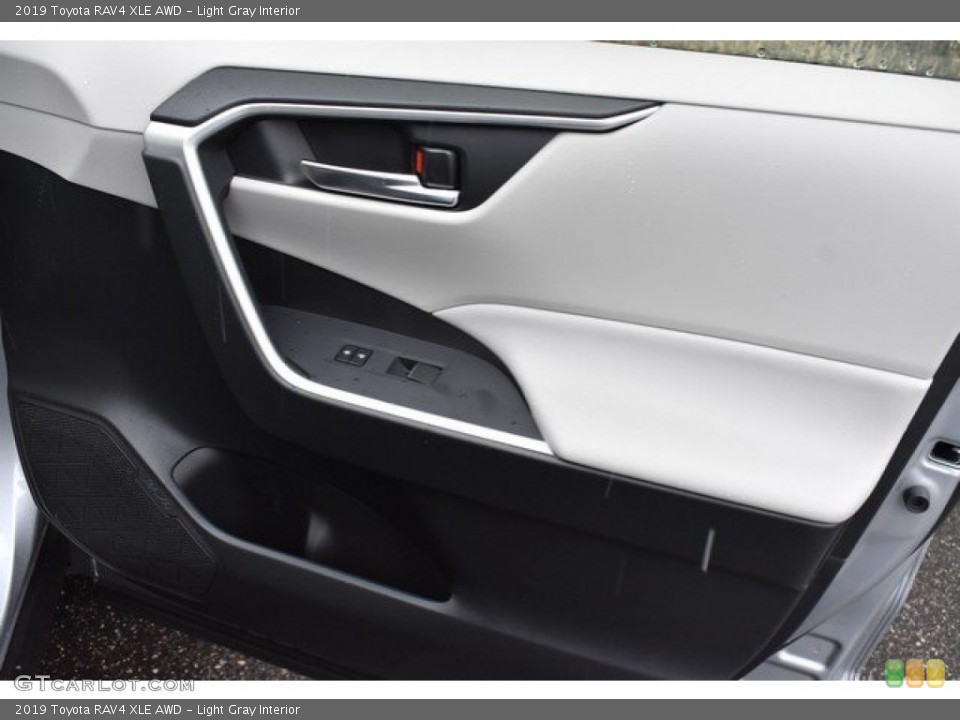 Light Gray Interior Door Panel for the 2019 Toyota RAV4 XLE AWD #131551828