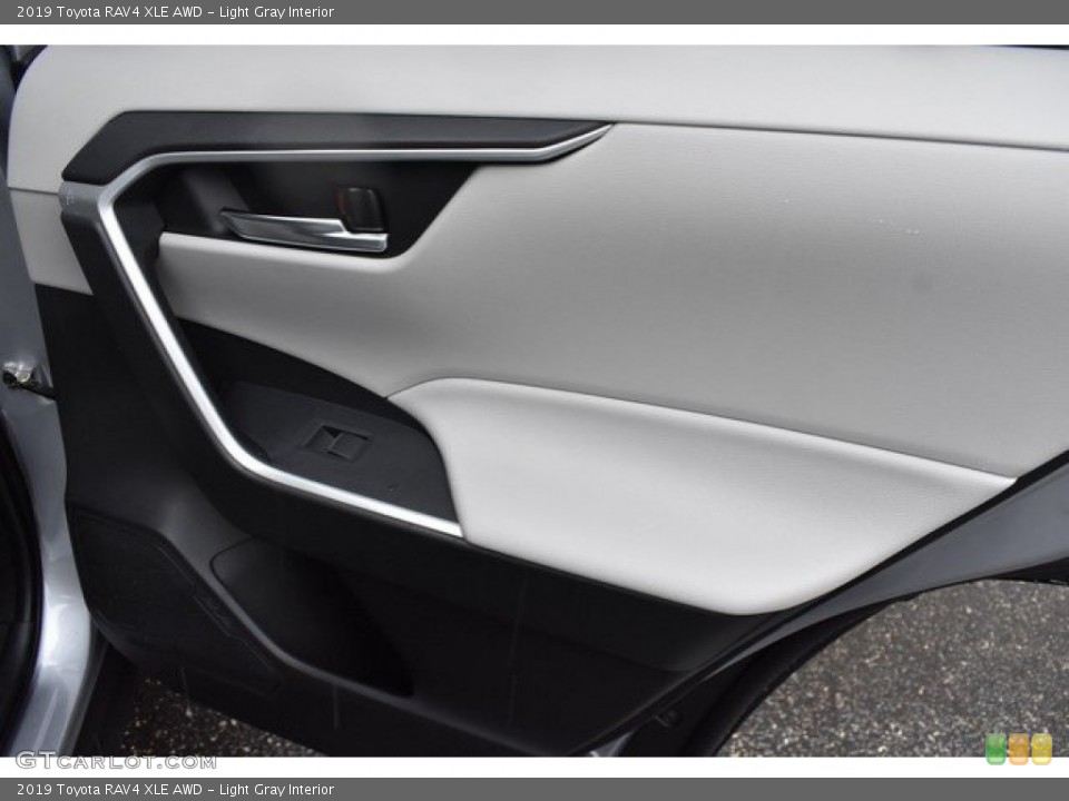 Light Gray Interior Door Panel for the 2019 Toyota RAV4 XLE AWD #131551846