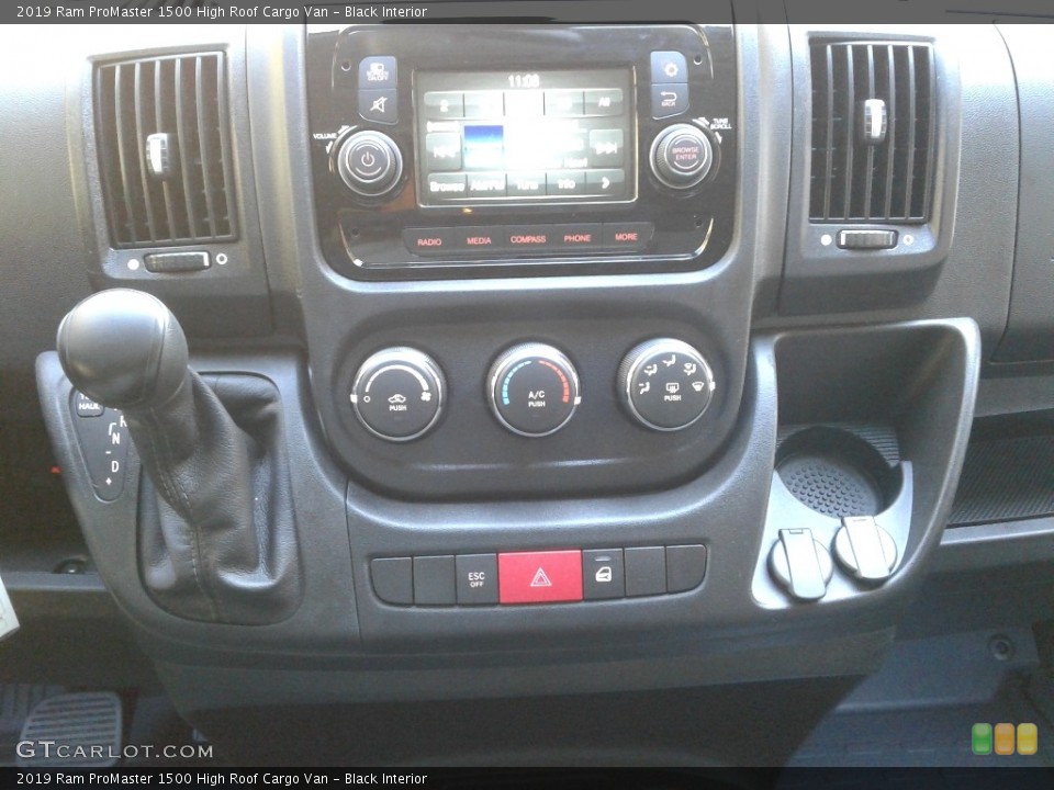 Black Interior Controls for the 2019 Ram ProMaster 1500 High Roof Cargo Van #131560388