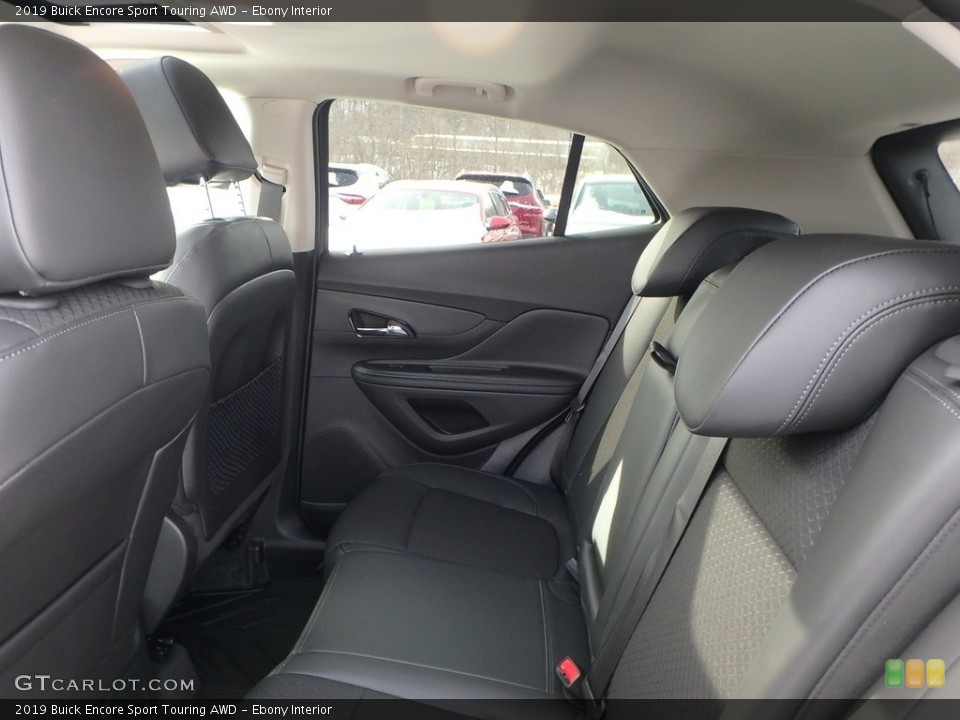 Ebony Interior Rear Seat for the 2019 Buick Encore Sport Touring AWD #131562062