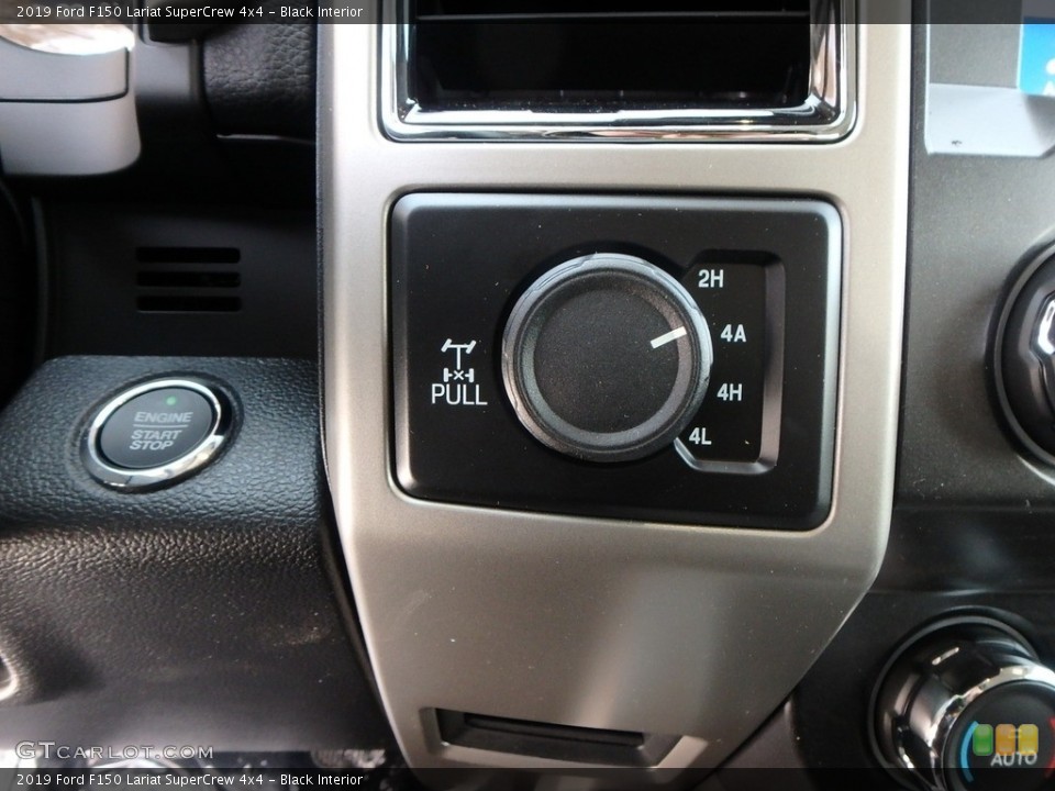 Black Interior Controls for the 2019 Ford F150 Lariat SuperCrew 4x4 #131562437