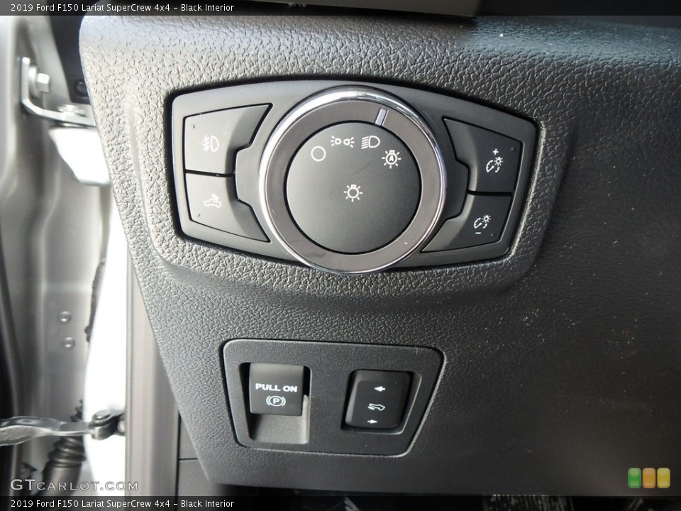 Black Interior Controls for the 2019 Ford F150 Lariat SuperCrew 4x4 #131562515