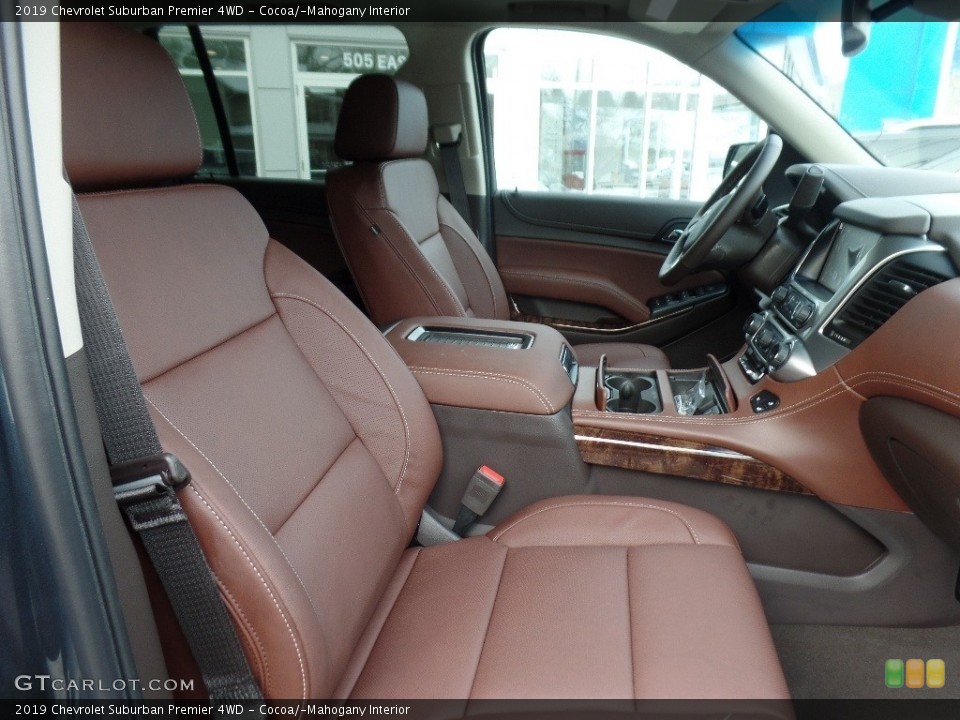 Cocoa/­Mahogany Interior Front Seat for the 2019 Chevrolet Suburban Premier 4WD #131567189