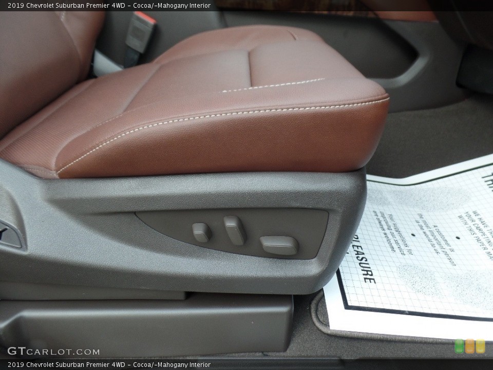 Cocoa/­Mahogany Interior Front Seat for the 2019 Chevrolet Suburban Premier 4WD #131567228