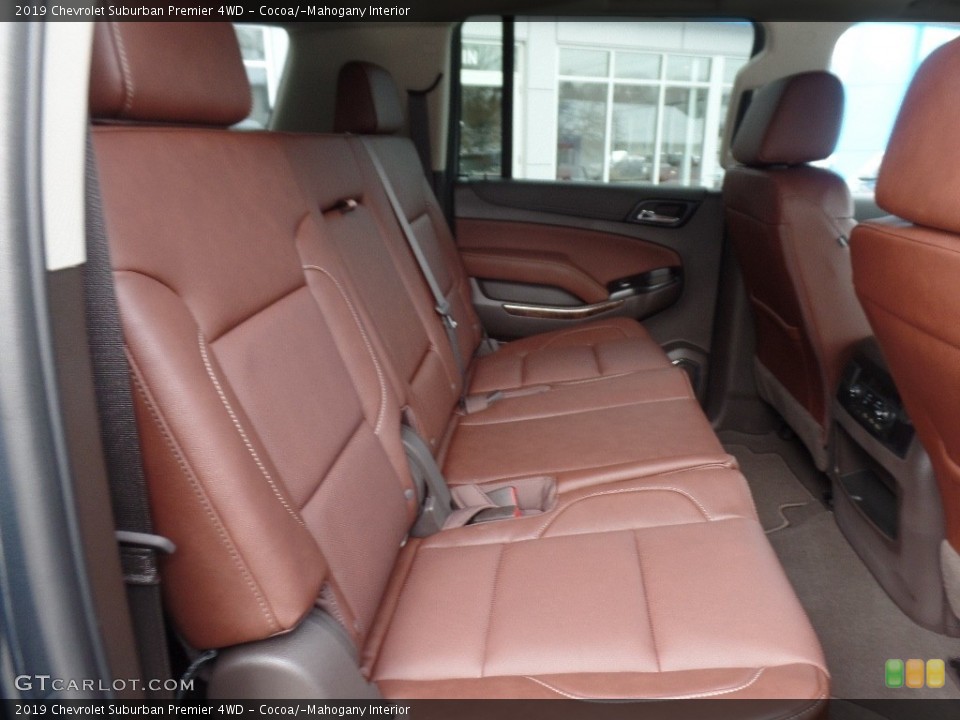 Cocoa/­Mahogany Interior Rear Seat for the 2019 Chevrolet Suburban Premier 4WD #131567252