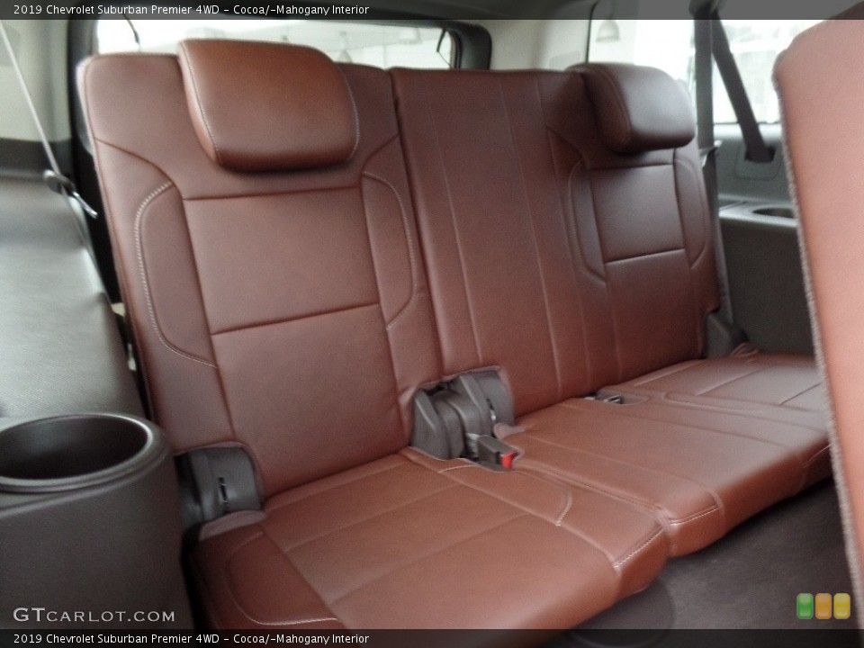 Cocoa/­Mahogany Interior Rear Seat for the 2019 Chevrolet Suburban Premier 4WD #131567292