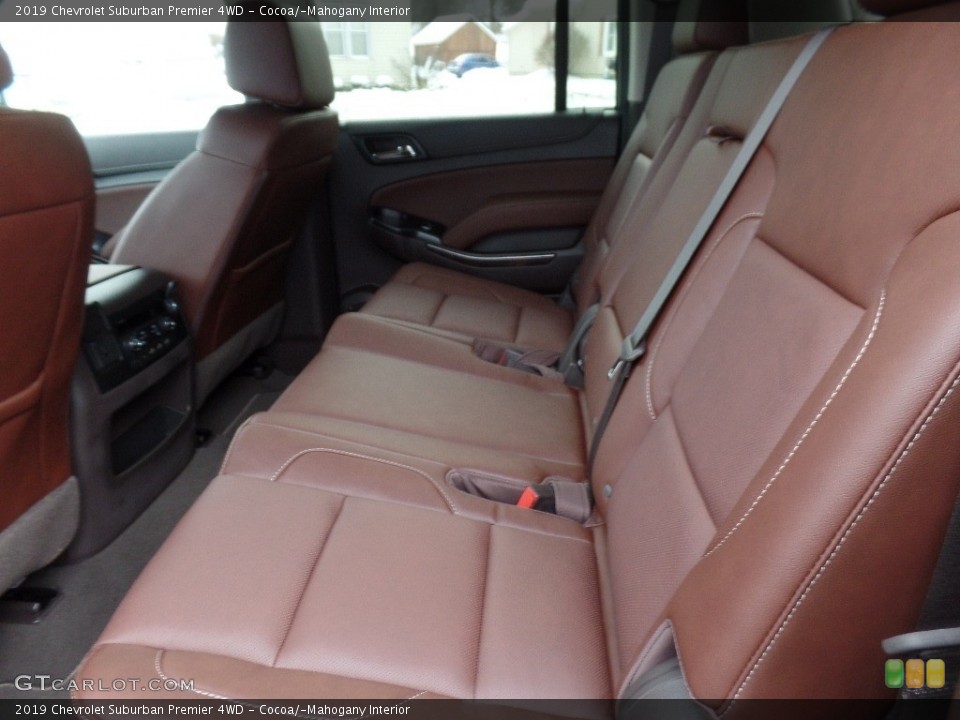 Cocoa/­Mahogany Interior Rear Seat for the 2019 Chevrolet Suburban Premier 4WD #131567396