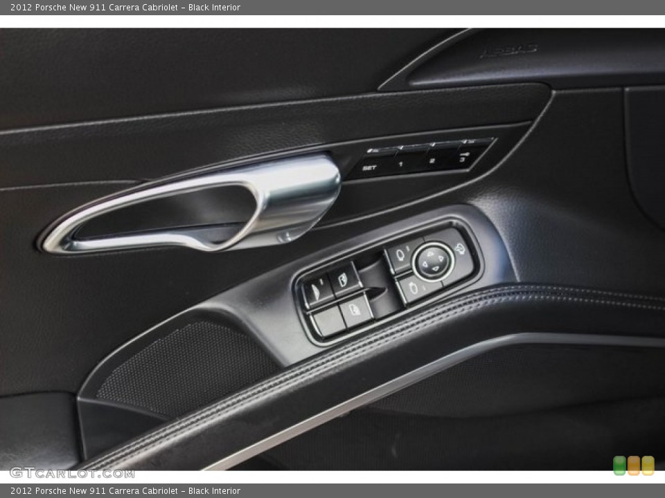 Black Interior Controls for the 2012 Porsche New 911 Carrera Cabriolet #131568389