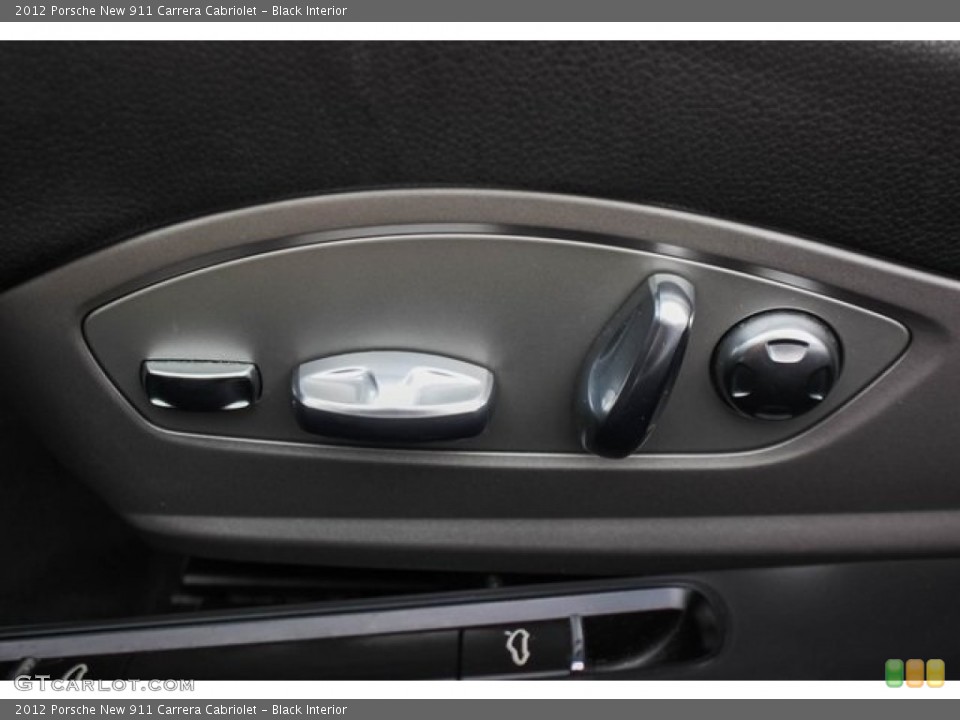 Black Interior Controls for the 2012 Porsche New 911 Carrera Cabriolet #131568395