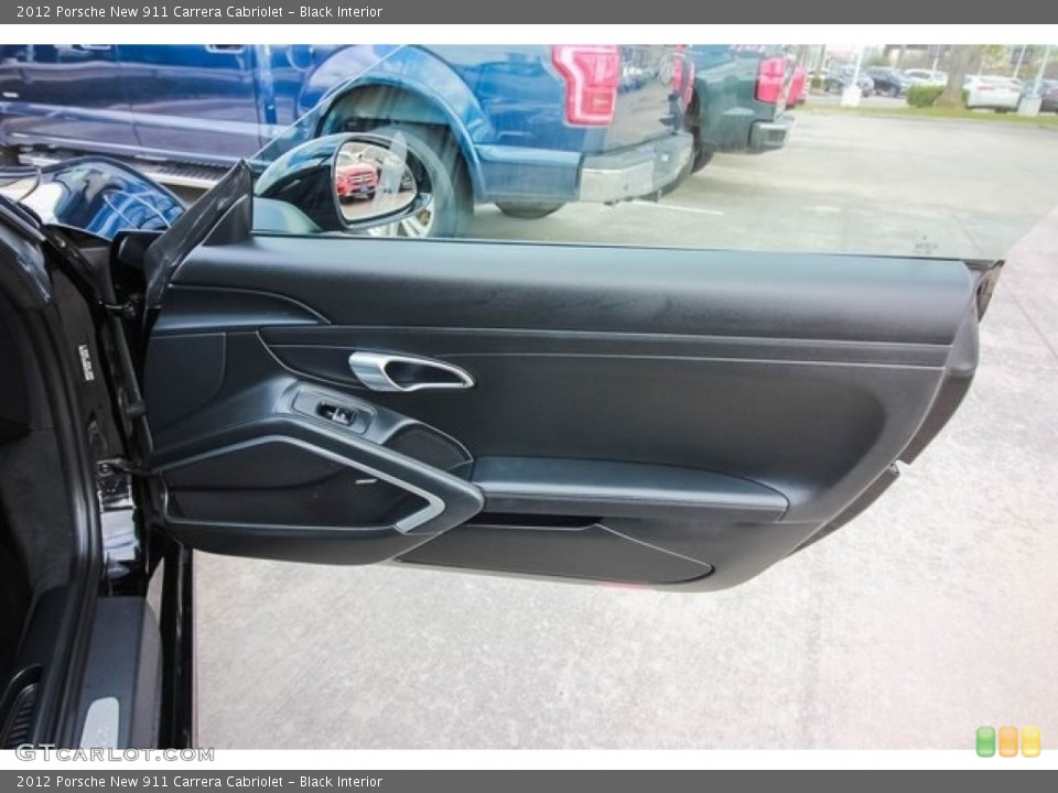 Black Interior Door Panel for the 2012 Porsche New 911 Carrera Cabriolet #131568443