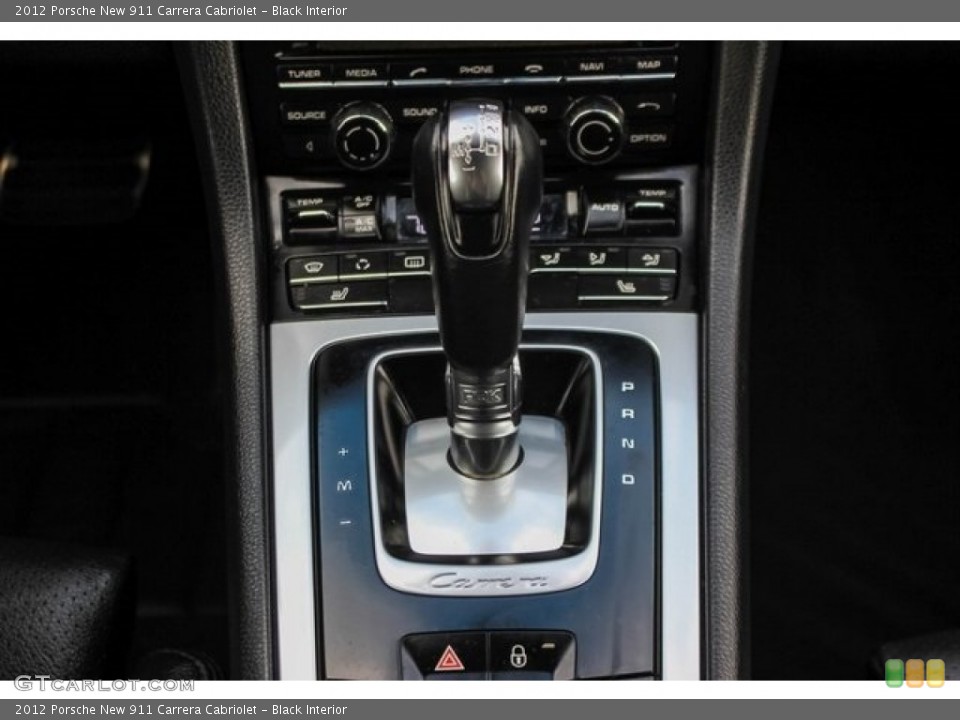 Black Interior Transmission for the 2012 Porsche New 911 Carrera Cabriolet #131568473