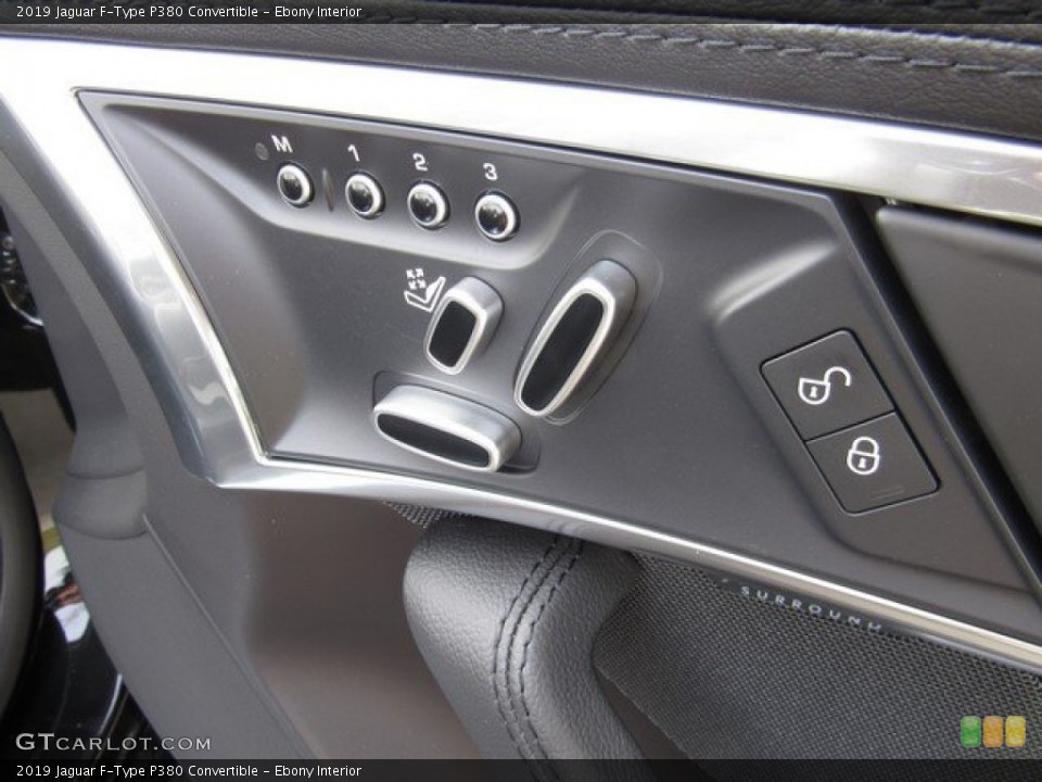 Ebony Interior Controls for the 2019 Jaguar F-Type P380 Convertible #131571737