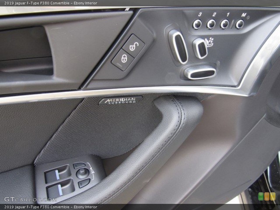 Ebony Interior Controls for the 2019 Jaguar F-Type P380 Convertible #131571790