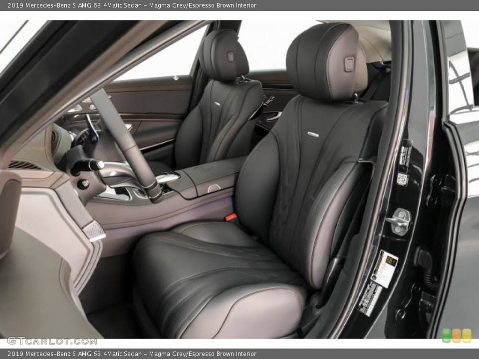 Magma Grey/Espresso Brown Interior Photo for the 2019 Mercedes-Benz S AMG 63 4Matic Sedan #131572933