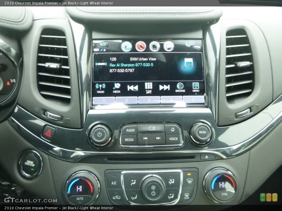 Jet Black Light Wheat Interior Controls For The 2019