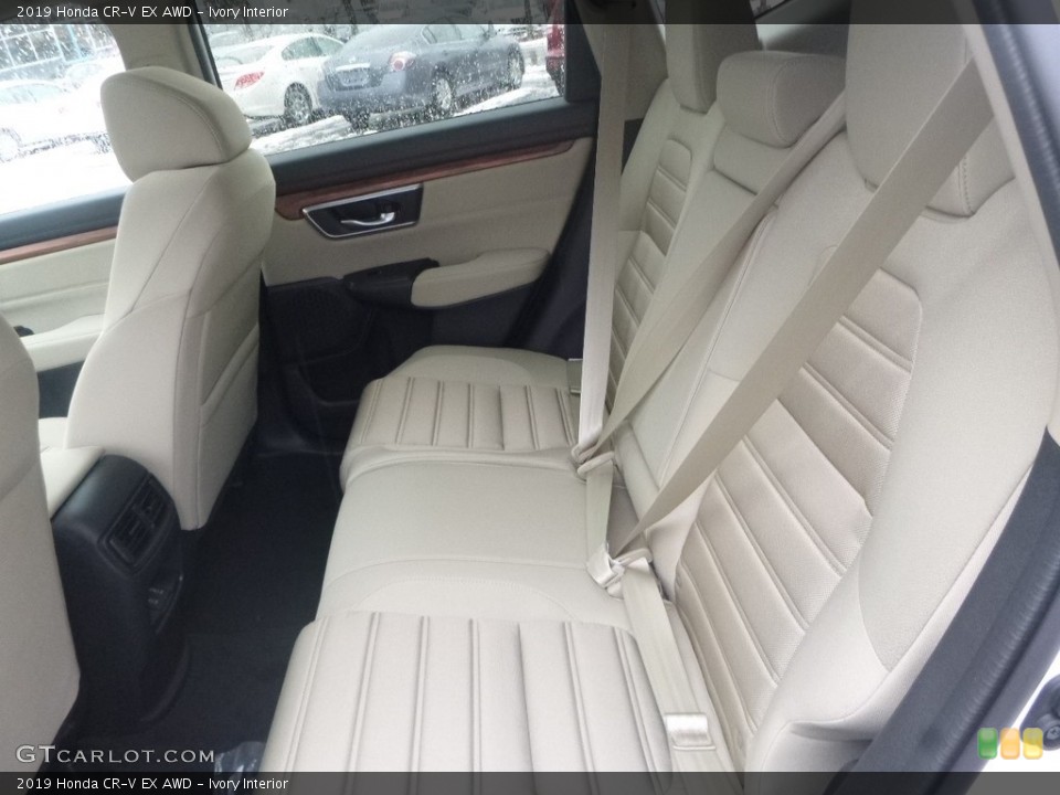Ivory Interior Rear Seat for the 2019 Honda CR-V EX AWD #131584384