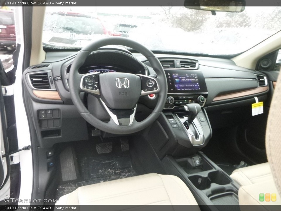 Ivory Interior Photo for the 2019 Honda CR-V EX AWD #131584402