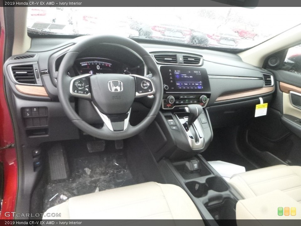 Ivory Interior Photo for the 2019 Honda CR-V EX AWD #131585167