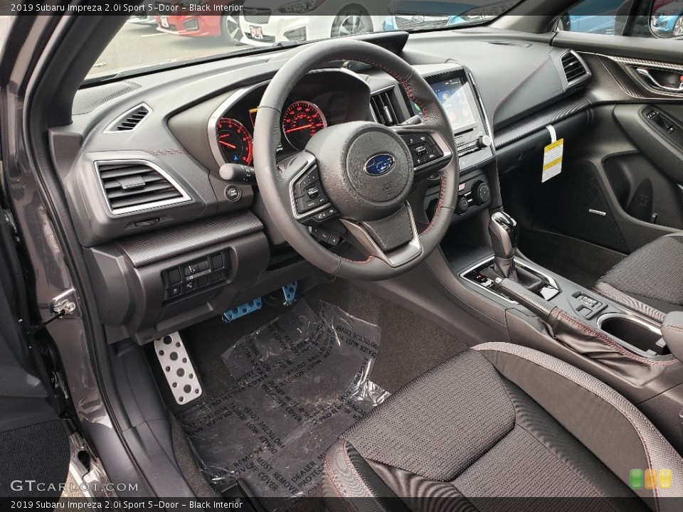 Black Interior Photo for the 2019 Subaru Impreza 2.0i Sport 5-Door #131585600