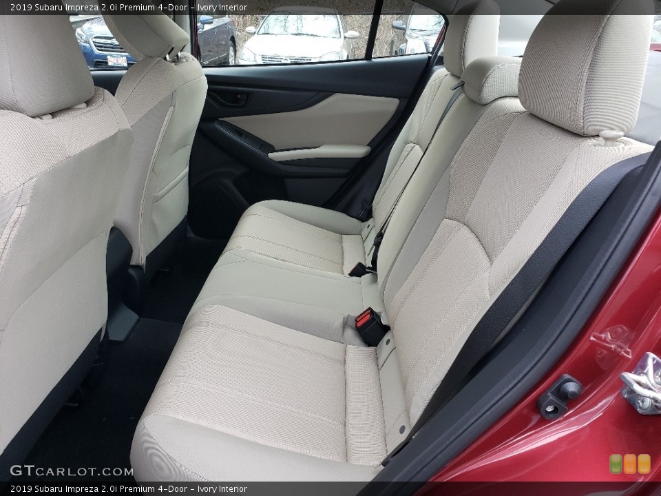 Ivory Interior Rear Seat for the 2019 Subaru Impreza 2.0i Premium 4-Door #131585803
