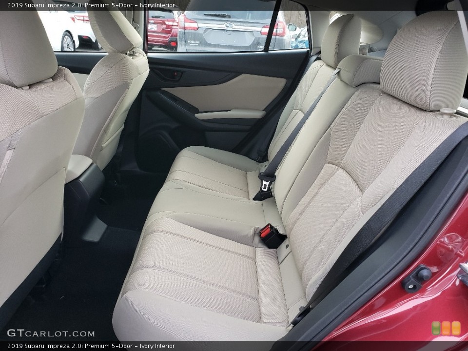 Ivory Interior Rear Seat for the 2019 Subaru Impreza 2.0i Premium 5-Door #131586232