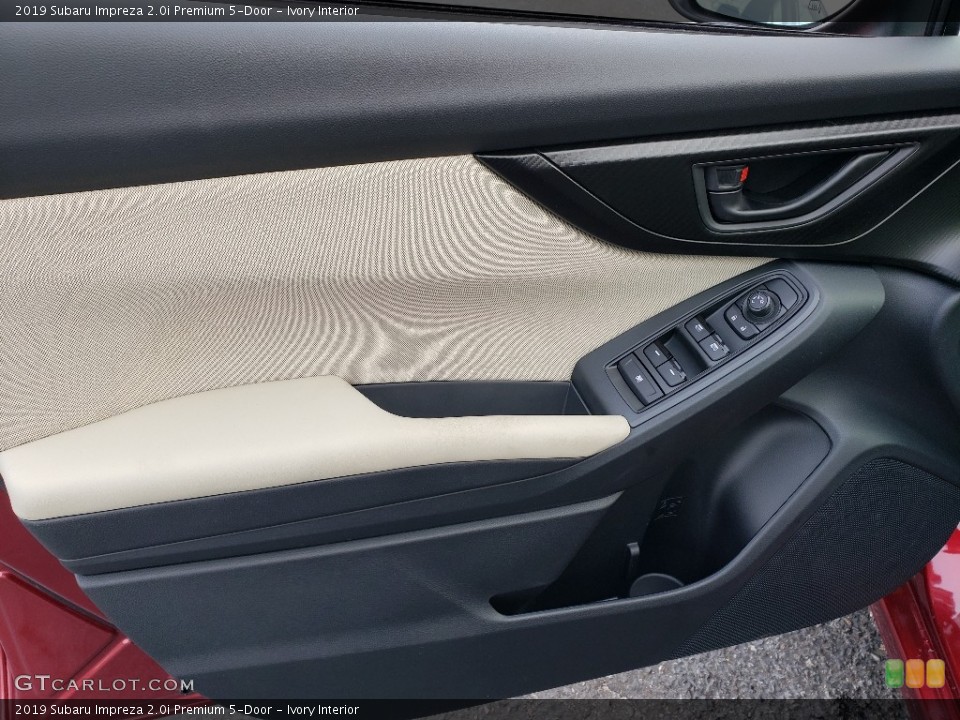 Ivory Interior Door Panel for the 2019 Subaru Impreza 2.0i Premium 5-Door #131586274