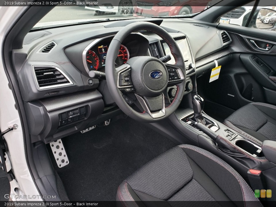 Black Interior Photo for the 2019 Subaru Impreza 2.0i Sport 5-Door #131586484