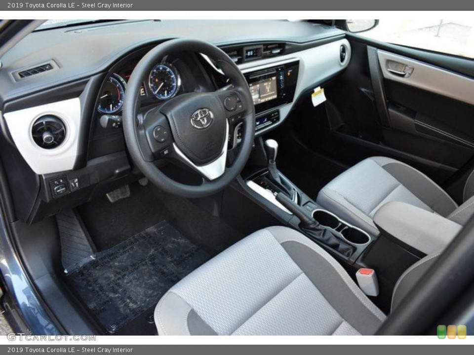 Steel Gray Interior Photo for the 2019 Toyota Corolla LE #131592442