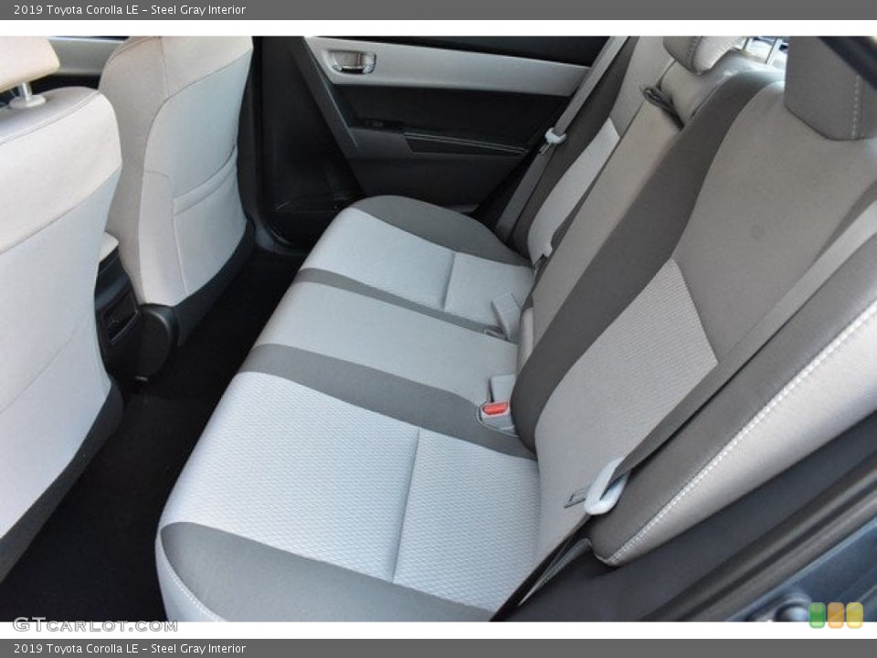 Steel Gray Interior Rear Seat for the 2019 Toyota Corolla LE #131592490