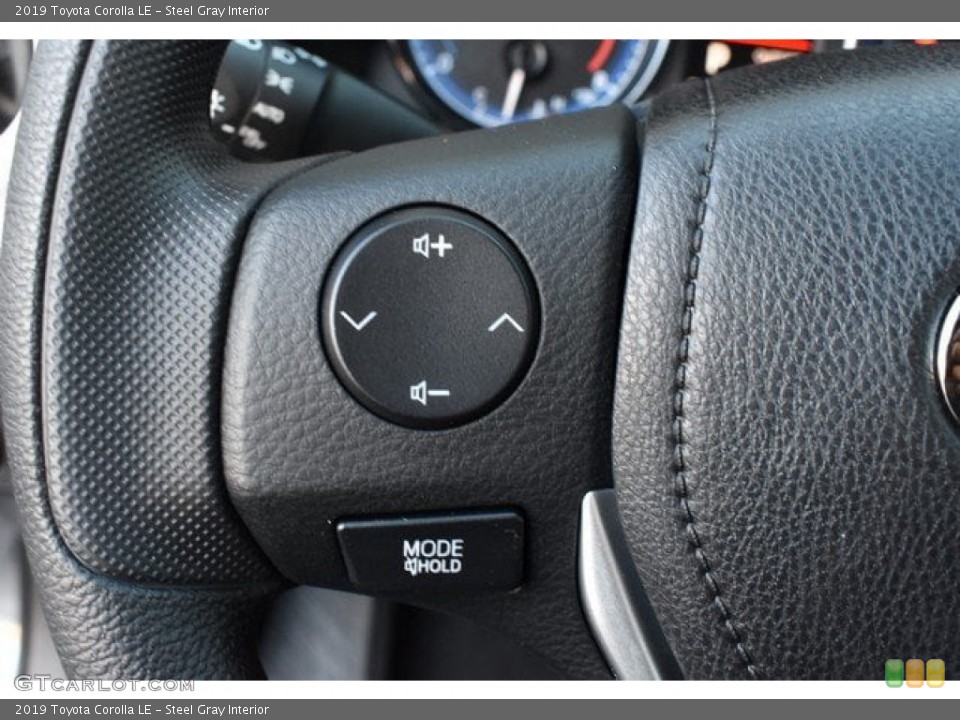 Steel Gray Interior Steering Wheel for the 2019 Toyota Corolla LE #131592553