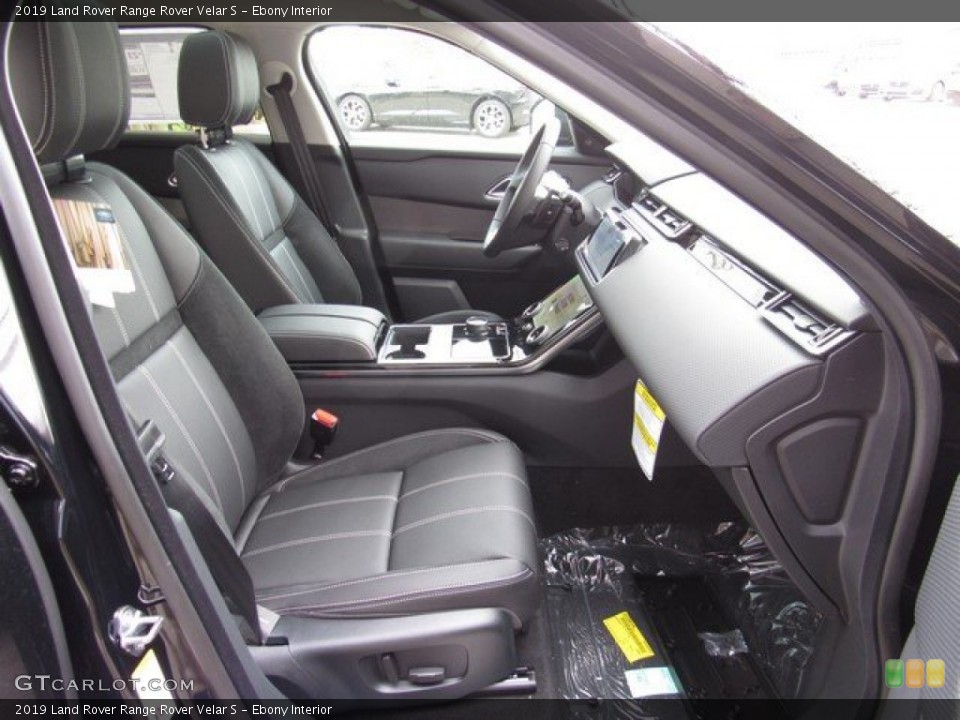 Ebony Interior Photo for the 2019 Land Rover Range Rover Velar S #131596210