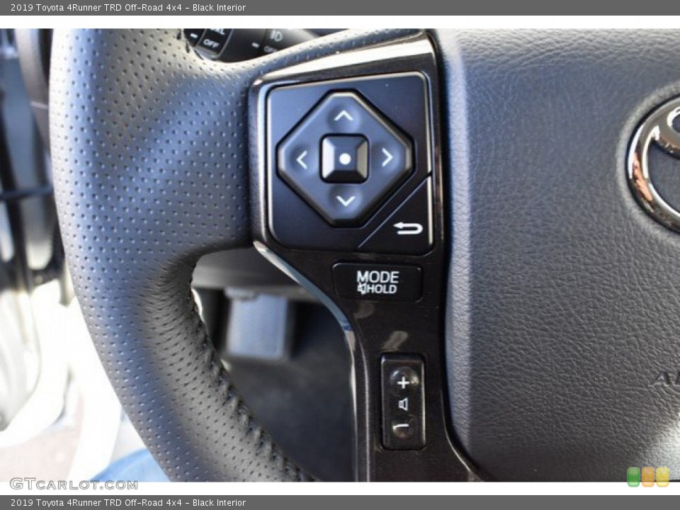 Black Interior Steering Wheel for the 2019 Toyota 4Runner TRD Off-Road 4x4 #131596375
