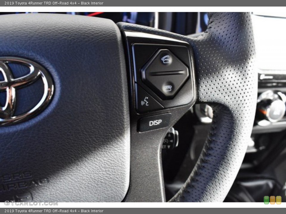 Black Interior Steering Wheel for the 2019 Toyota 4Runner TRD Off-Road 4x4 #131596393
