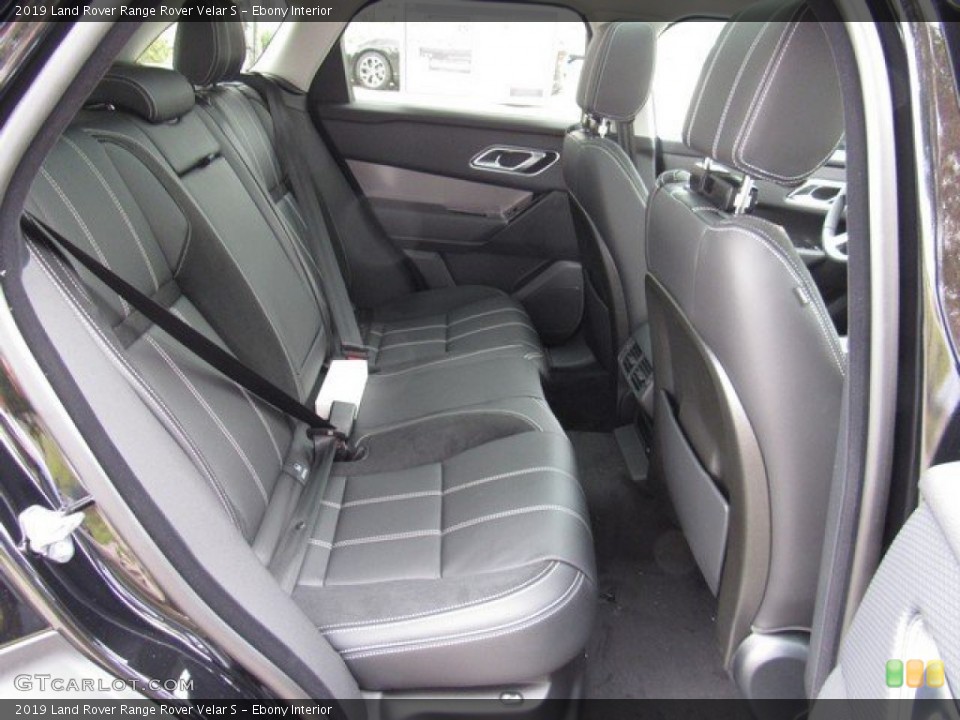Ebony Interior Rear Seat for the 2019 Land Rover Range Rover Velar S #131596504