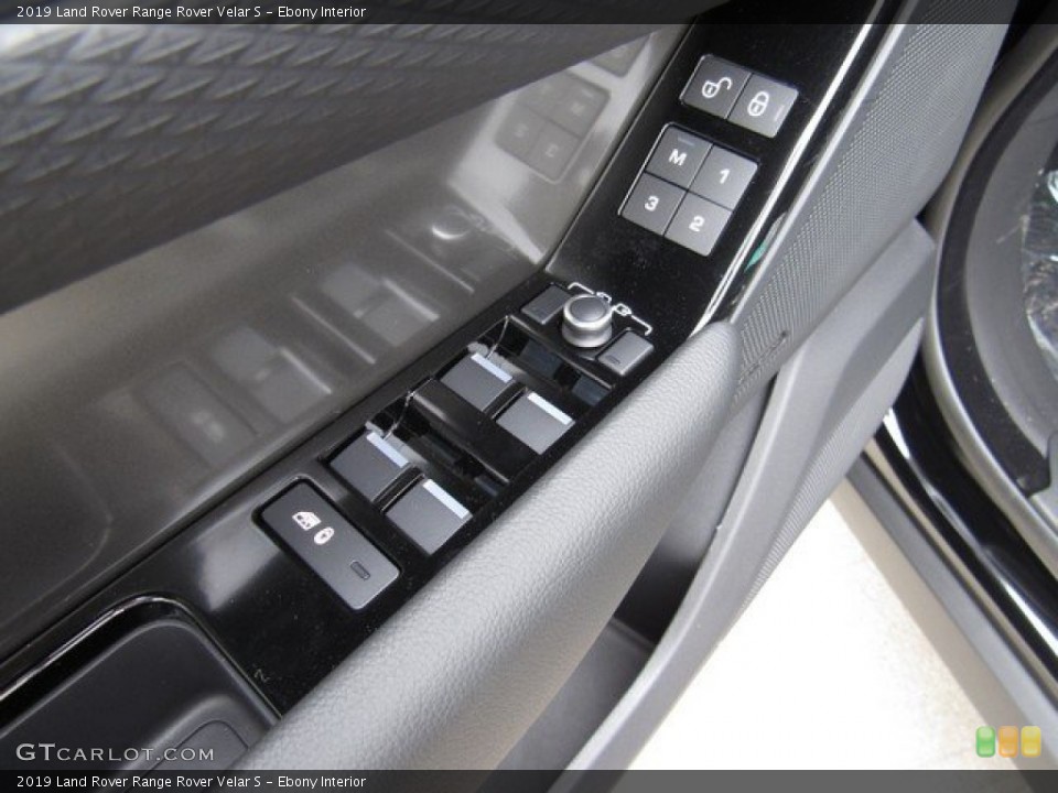 Ebony Interior Controls for the 2019 Land Rover Range Rover Velar S #131596597