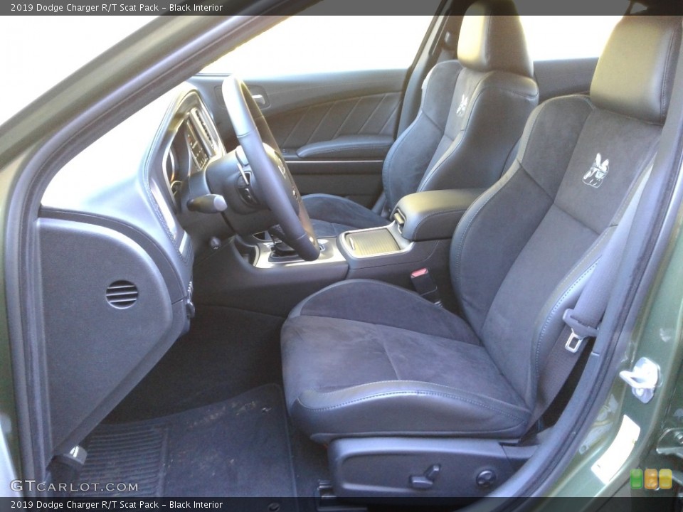 Black Interior Front Seat for the 2019 Dodge Charger R/T Scat Pack #131596925