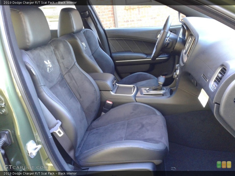 Black Interior Front Seat for the 2019 Dodge Charger R/T Scat Pack #131597077