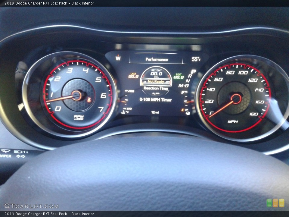 Black Interior Gauges for the 2019 Dodge Charger R/T Scat Pack #131597200
