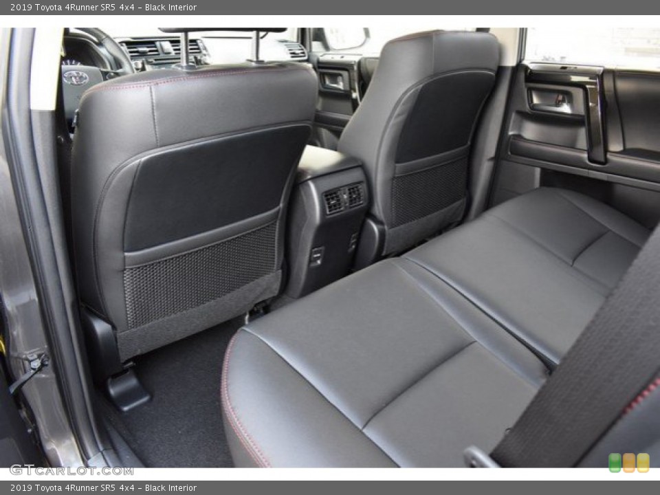 Black Interior Rear Seat for the 2019 Toyota 4Runner SR5 4x4 #131598922