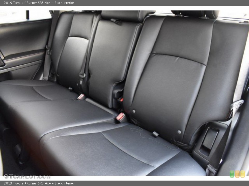Black Interior Rear Seat for the 2019 Toyota 4Runner SR5 4x4 #131598955