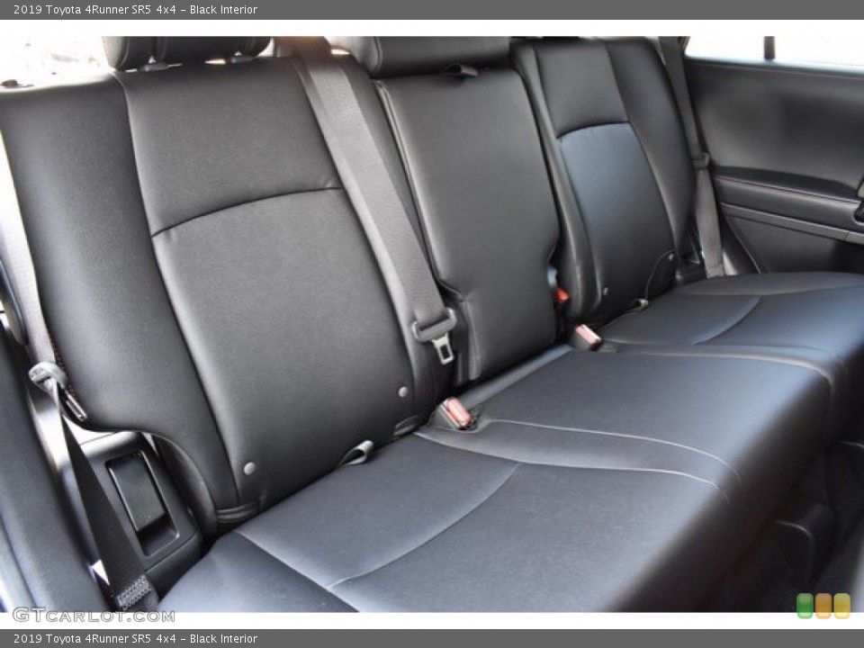 Black Interior Rear Seat for the 2019 Toyota 4Runner SR5 4x4 #131599009