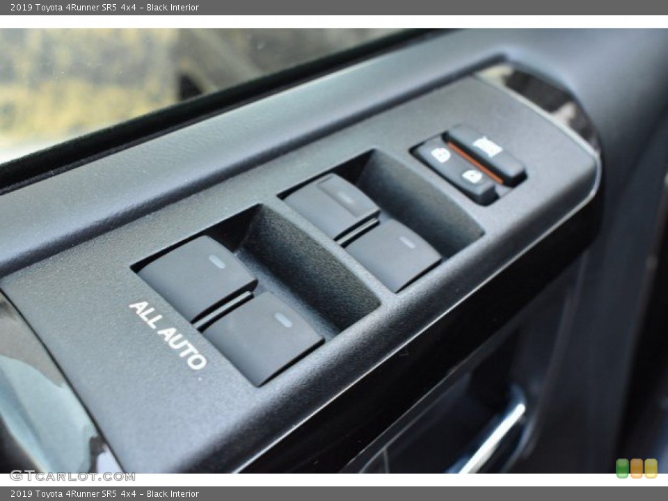 Black Interior Controls for the 2019 Toyota 4Runner SR5 4x4 #131599099