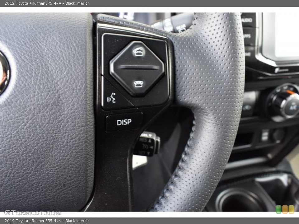 Black Interior Steering Wheel for the 2019 Toyota 4Runner SR5 4x4 #131599151