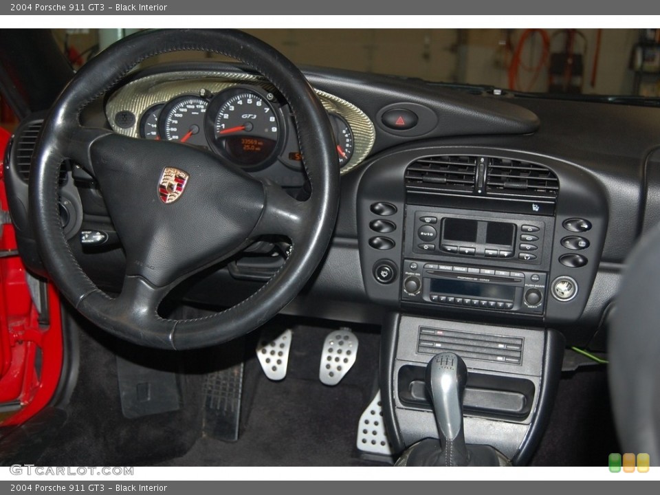Black Interior Dashboard for the 2004 Porsche 911 GT3 #131601475