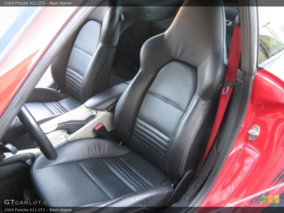 Black Interior Front Seat for the 2004 Porsche 911 GT3 #131601502