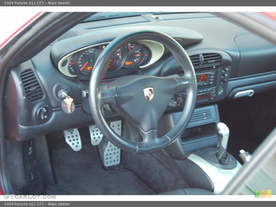 Black Interior Dashboard for the 2004 Porsche 911 GT3 #131601607