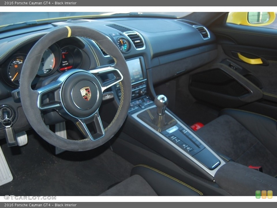 Black Interior Dashboard for the 2016 Porsche Cayman GT4 #131602144