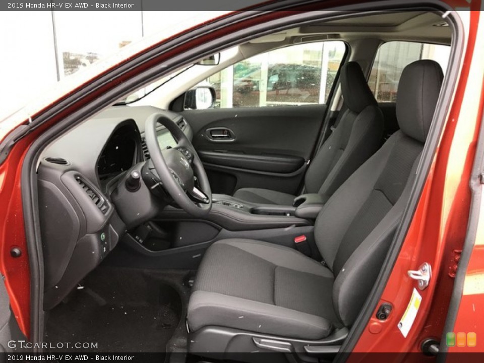 Black Interior Front Seat for the 2019 Honda HR-V EX AWD #131602195