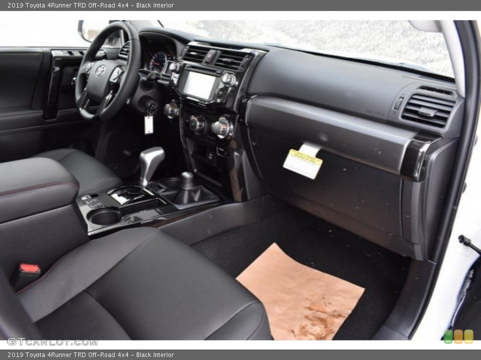 Black Interior Dashboard for the 2019 Toyota 4Runner TRD Off-Road 4x4 #131607385
